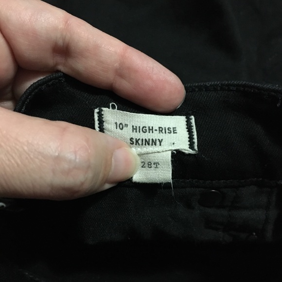 Madewell Tall 10" High-Rise Skinny Jeans - Picture 7 of 8